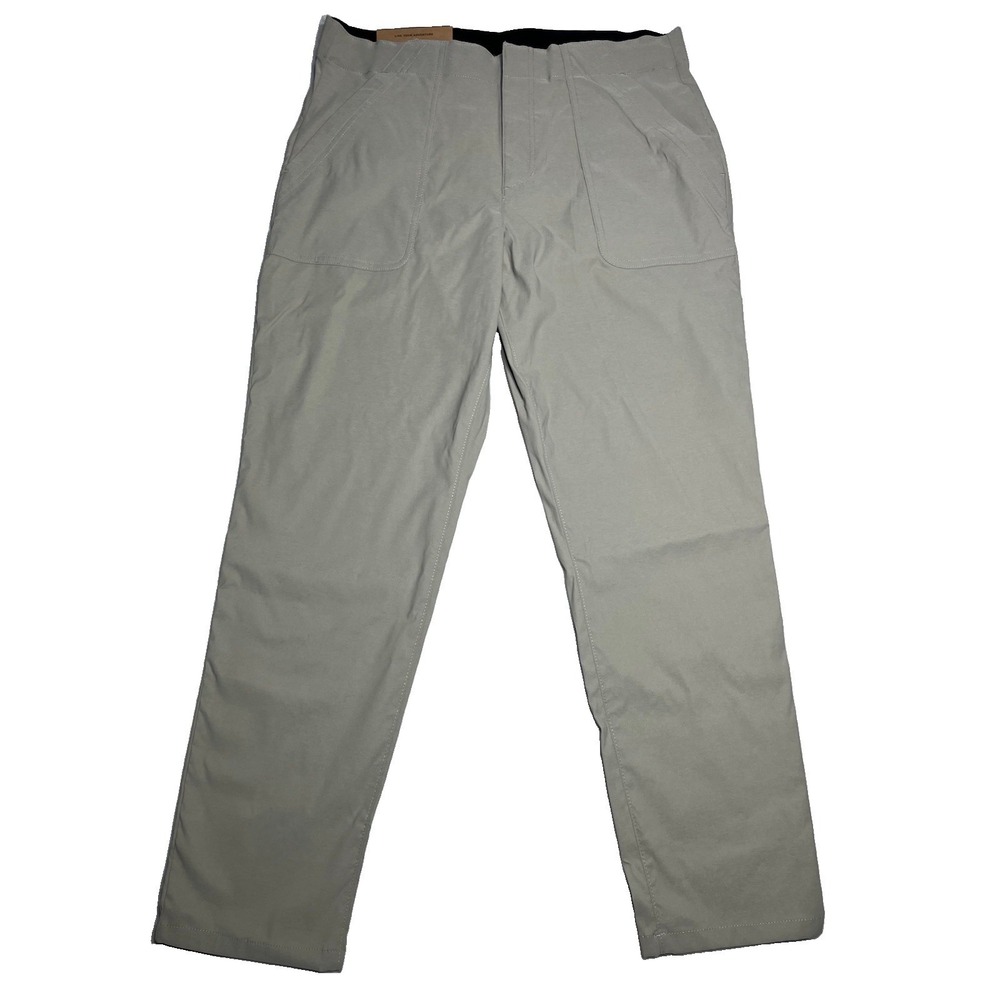 Eddie Bauer Women's Horizon Straight Ankle Pants Size 10 Stretch Khaki Tan